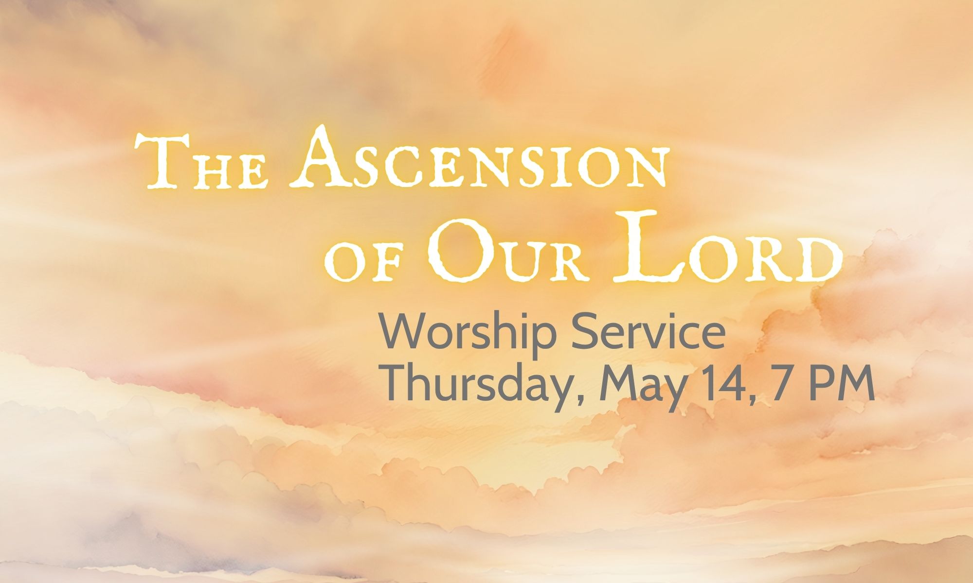 Ascension Day! BG